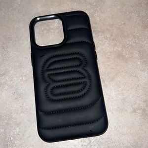 SUPPERPUFF black phone case iPhone 13